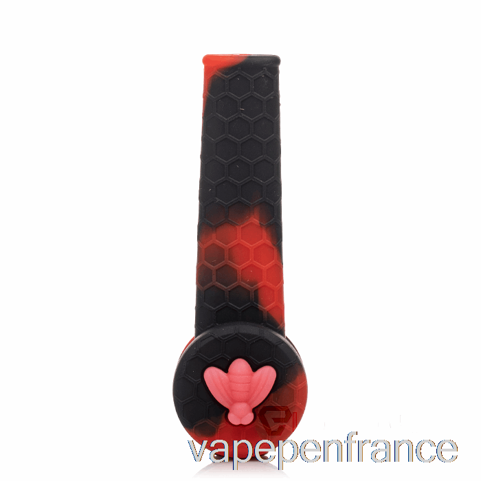 Stylo Vape Stratus Trio Silicone Pipe Cramoisi (noir / Rouge)